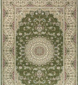 Высокоплотный ковер Royal Esfahan-1.5 2194B Green-Cream